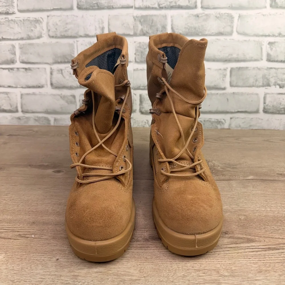 Altama Combat Boots Suede Tan Mens 5 R